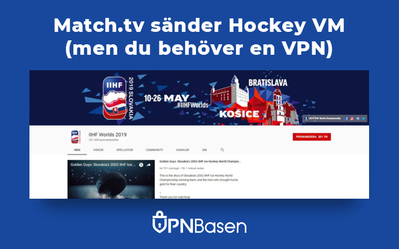 Match tv hockey vm