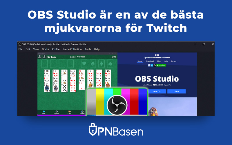 OBS Studio ar en av de basta mjukvarorna for twitch
